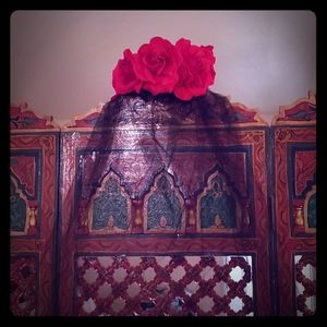 Halloween Dia De Los Muertos Rose Headband